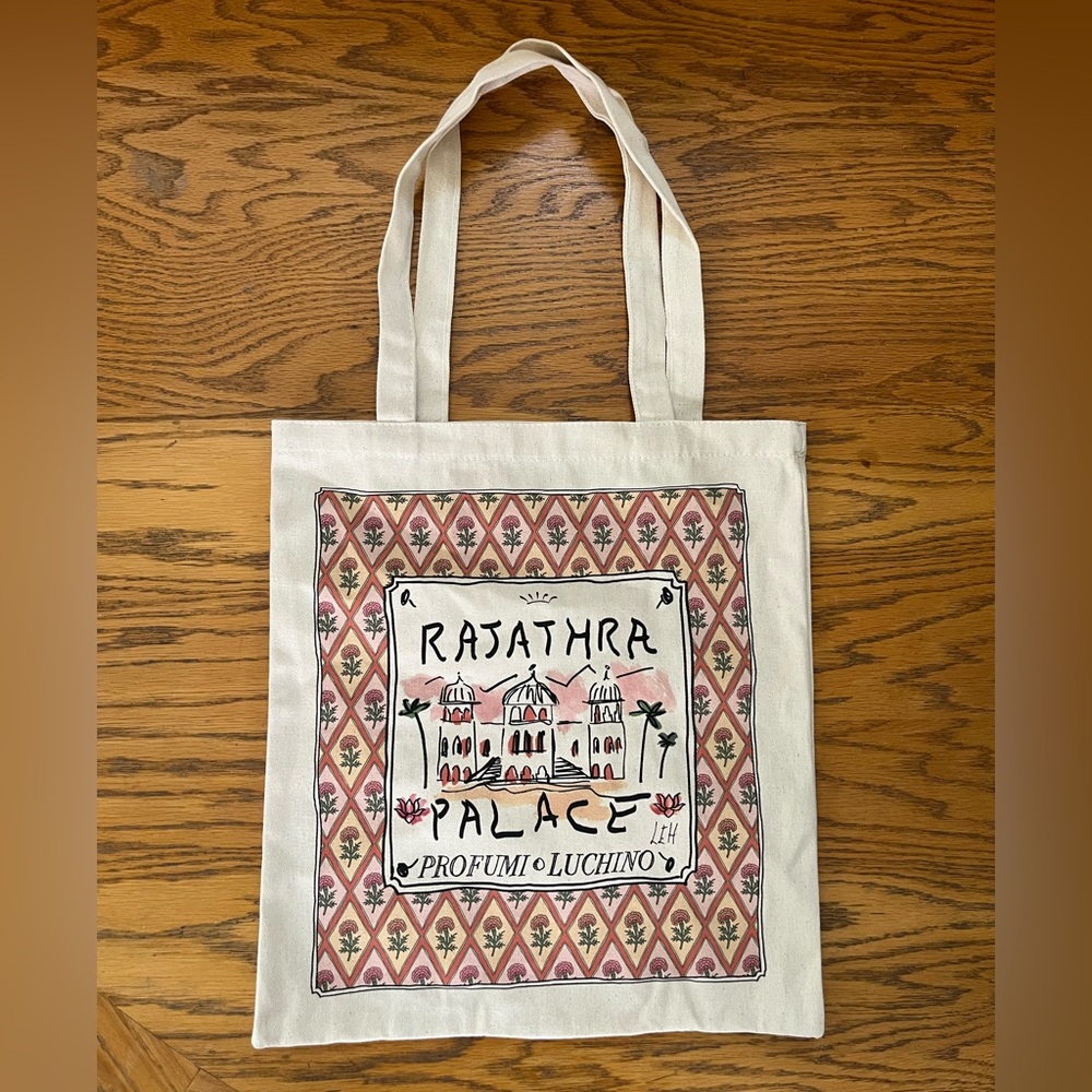 Neiman Marcus Ginori 1735 tote bag - Rajathra Palace design - Luke Edward Hall